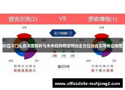 欧冠冷门比赛深度解析与未来趋势精准预测全方位综合实用专业指南